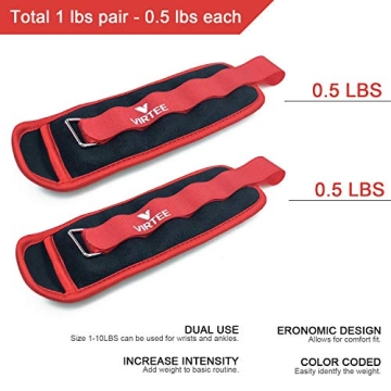 Adjustable Ankle/Wrist Weights for Ultimate Fitness