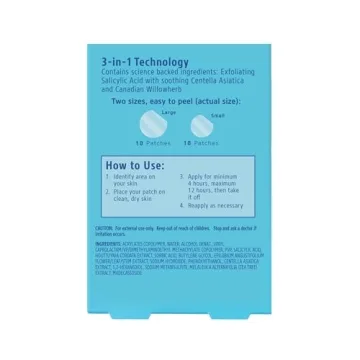 Differin Acne Patches Salicylic Acid Centella 36 Count