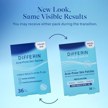 Differin Acne Patches Salicylic Acid Centella 36 Count