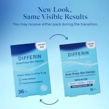 Differin Acne Patches Salicylic Acid Centella 36 Count