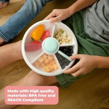 GoBe Kids BPA-Free Snack Spinner Dishwasher Safe Container