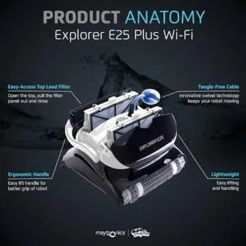 Dolphin Explorer E25 Wi-Fi Robotic Pool Cleaner Wall Climber