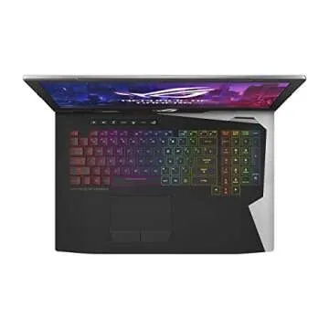 ROG G703GX Desktop Replacement Gaming Laptop, GeForce RTX 2080, Intel Core i7-8750H Processor, 17.3” Full HD 144Hz 3ms G-SYNC, 16GB DDR4, 512GB PCIe SSD + 1TB SSHD, RGB, Windows 10 Pro - G703GX-XS71