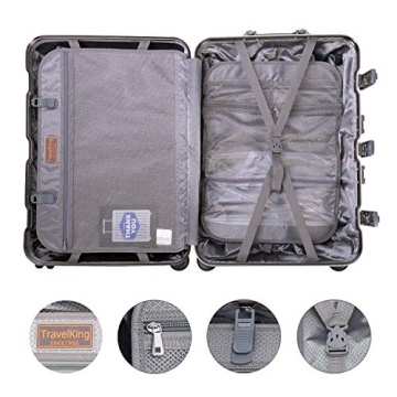 Exceptional Travelking Aluminum Luggage for Secure Travel