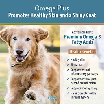 Omega Plus Fish Oil for Dogs: 16 oz Premium Omega 3