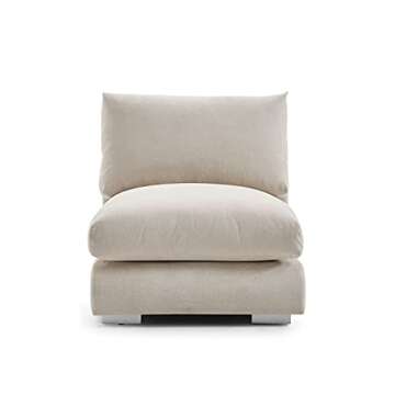 VALYOU Mario CAPASA Soft Design Feathers Chair Beige