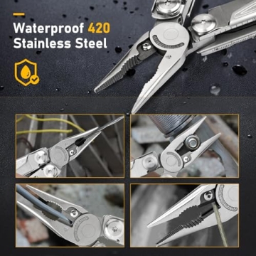 BIBURY 19-in-1 Multi Tool for Camping and Everyday Repairs