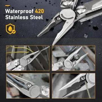 BIBURY 19-in-1 Multi Tool for Camping and Everyday Repairs