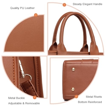 Stylish COCIFER PU Leather Tote Bag for Women