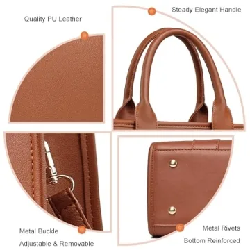 Stylish COCIFER PU Leather Tote Bag for Women