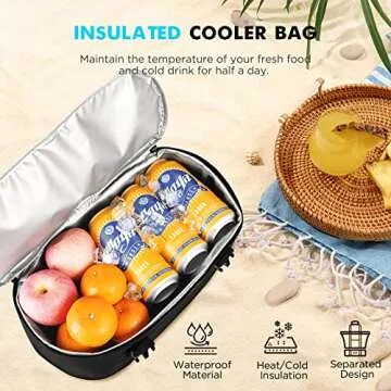 EUDELE Beach Tote with Cooler - Versatile & Durable