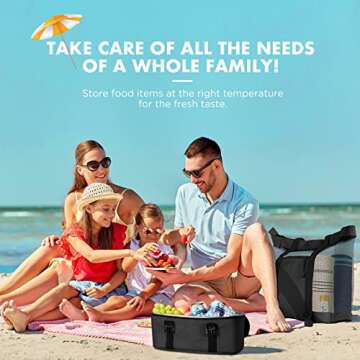 EUDELE Beach Tote with Cooler - Versatile & Durable