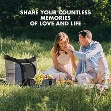 EUDELE Beach Tote with Cooler - Versatile & Durable