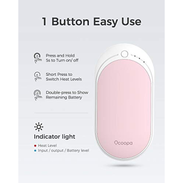 OCOOPA HotPal Hand Warmer - Rechargeable, Portable Heater