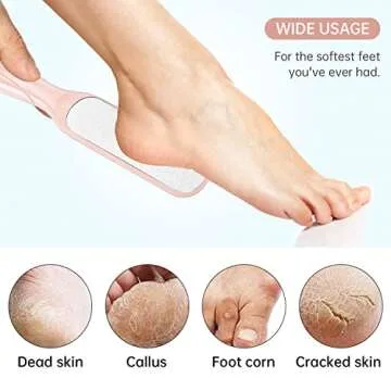 Foot File Callus Remover - Gentle Exfoliation for Soft Feet