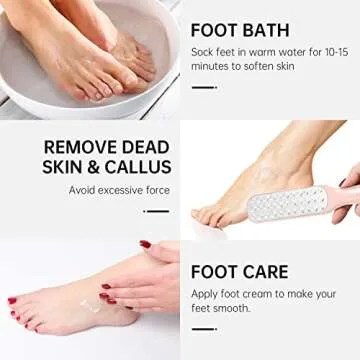 Foot File Callus Remover - Gentle Exfoliation for Soft Feet