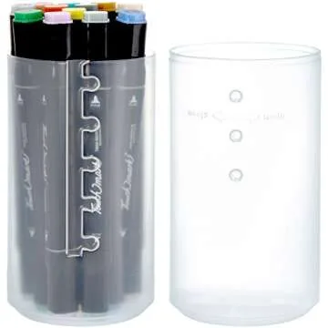 TOPZEA 4 Pack Adjustable Makeup Brush Holders for Travel