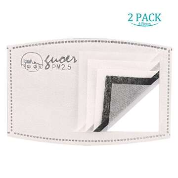 GUOER Cotton Face Mask - Washable & Comfortable for All