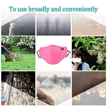 GUOER Cotton Face Mask - Washable & Comfortable for All