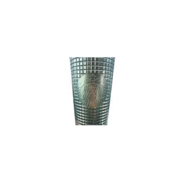 Starbucks Holiday 2021 Tumbler Venti Green Glitter Grid, Limited Edition | 24 Oz