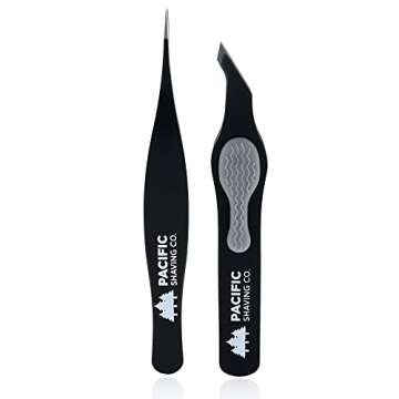 Pacific Shaving Company Premium Tweezers Set for Superior Grooming
