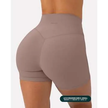 PAVOI ACTIVE Soft Yoga Workout Shorts - Butt Sculpting 4"