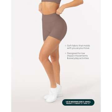 PAVOI ACTIVE Soft Yoga Workout Shorts - Butt Sculpting 4"