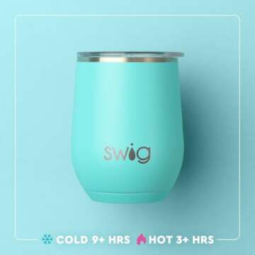Swig Life 14oz Insulated Wine Tumbler | Perfect for Wine Lovers