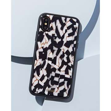 Sonix Black Tort Case for iPhone X/XS Protective Luxe Tortoise Shell Case for Apple iPhone X, iPhone Xs