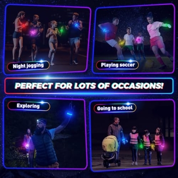 FANL Glow Bracelets for Kids & Adults - 8 Pack