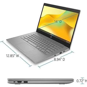 HP 2023 Chromebook Laptop with Intel Celeron Processor