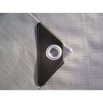 12' x 20' Foremost Tarp 21220 Silver/Brown Dry Top Silver Brown 10-Mil Heavy Duty Reversible Tarp