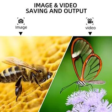 Koolertron 4.3 inch LCD Digital USB Microscope,8MP 1-1000X Magnification Handheld Digital Microscopes,8 LED Light,Rechargeable Battery,Microscope for Coins/Plant/Rock/Circuit Board