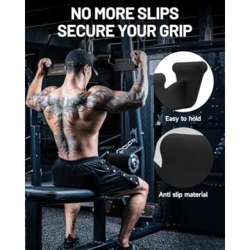 Lat Pulldown Attachments for Home Gym System (Black)