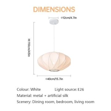 Illuminate Your Home with DLSixYi Silk Pendant Light