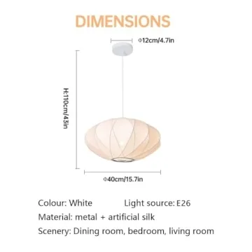 Illuminate Your Home with DLSixYi Silk Pendant Light