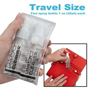 Lens Cleaning Spray Travel Kit for Glasses & Sunglasses