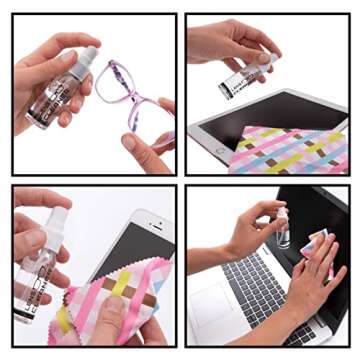Lens Cleaning Spray Travel Kit for Glasses & Sunglasses