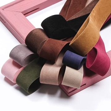 Buy LATUROP Double Face Velvet Ribbon for Elegant Crafting