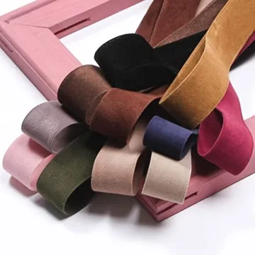 Buy LATUROP Double Face Velvet Ribbon for Elegant Crafting