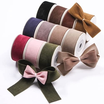 Buy LATUROP Double Face Velvet Ribbon for Elegant Crafting