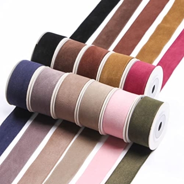 Buy LATUROP Double Face Velvet Ribbon for Elegant Crafting