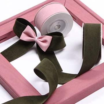 Buy LATUROP Double Face Velvet Ribbon for Elegant Crafting