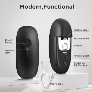 Canslab Ultrablade PRO Electric Can Opener for Easy Use