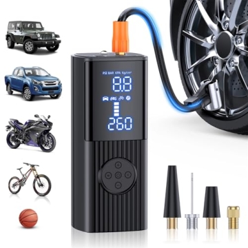 Ultimate Tire Inflator Portable Air Compressor – 180PSI & 20000mAh