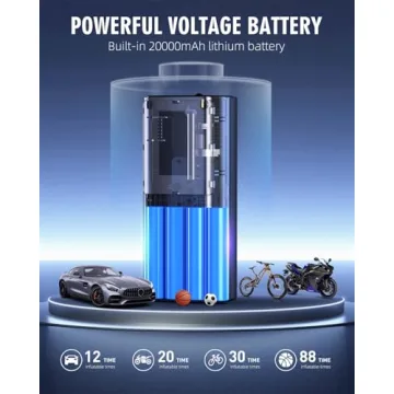 Portable Tire Inflator – 180PSI & Fast Recharge