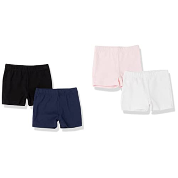 The Children's Place Baby Girls and Toddler Cartwheel Shorts - 4 Pack of Comfort and Style