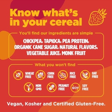 Three Wishes Fruity Cereal Gluten-Free Plant-Based Breakfast