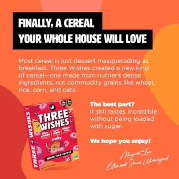 Three Wishes Fruity Cereal Gluten-Free Plant-Based Breakfast