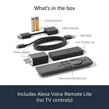 Like-New Fire TV Stick Lite | HD Streaming Device with Voice Remote